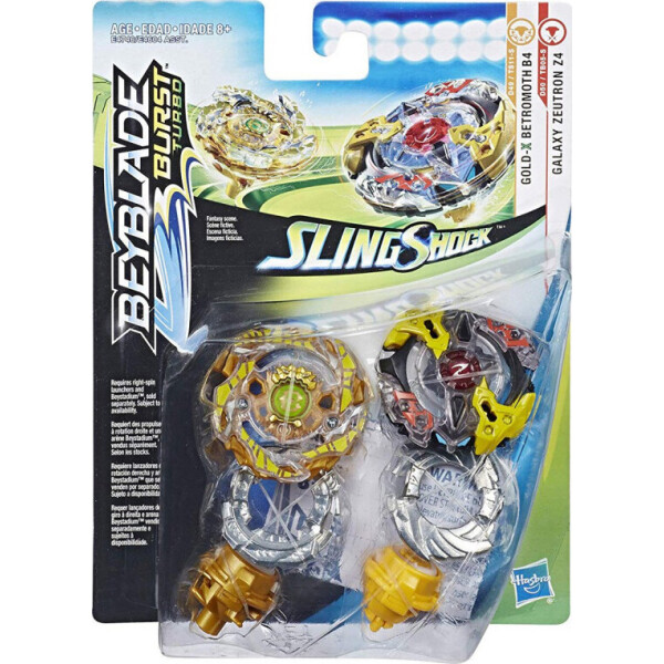 Волчки Hasbro Beyblade Slingshock Dual Pack Galaxy Zeutron Z4 и Gold-X Betromoth B4 (E4604_E4746)
Волчки Hasbro Beyblade Slingshock Dual Pack Galaxy Zeutron Z4 и Gold-X Betromoth B4 (E4604_E4746)