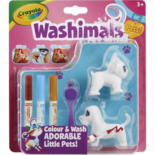 Набор с фигурками животных и фломастерами Рисуй и смывай (2 собачки), Washimals, Crayola (74-7252)
Набор с фигурками животных и фломастерами Рисуй и смывай (2 собачки), Washimals, Crayola (74-7252)