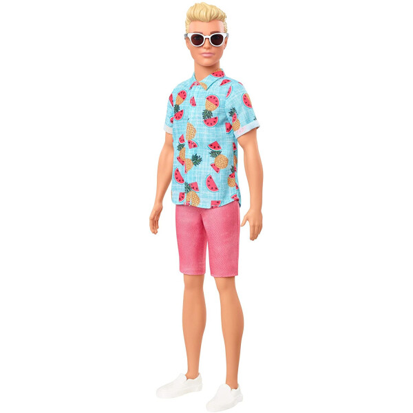 Кукла Barbie Модник Ken Fashionistas Doll Sculpted Blonde Hair Blue Tropical Fruit-Print Shirt 152 GHW68
Кукла Barbie Модник Ken Fashionistas Doll Sculpted Blonde Hair Blue Tropical Fruit-Print Shirt 152 GHW68