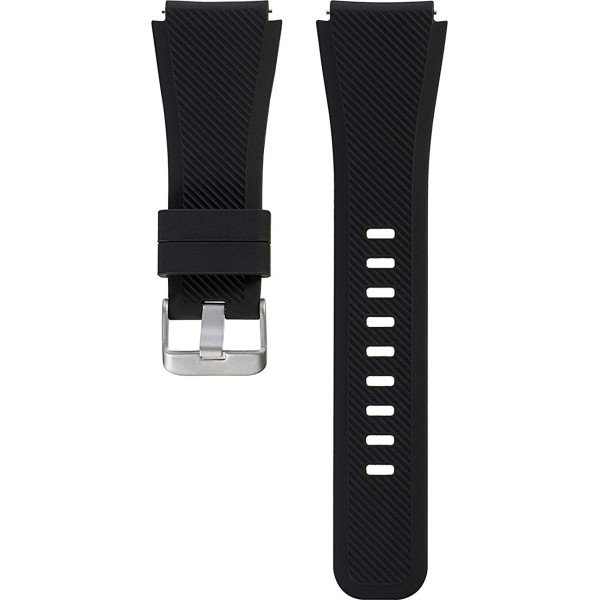 Силиконовый ремешок Watchbands для Samsung Galaxy Watch 46mm Silver / Samsung Gear S3 - черный (WB001BLACK46)
Силиконовый ремешок Watchbands для Samsung Galaxy Watch 46mm Silver / Samsung Gear S3 - черный (WB001BLACK46)