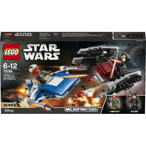 Конструктор LEGO Star Wars Истребитель типа A против бесшумного истребителя СИД (75196)
Конструктор LEGO Star Wars Истребитель типа A против бесшумного истребителя СИД (75196)