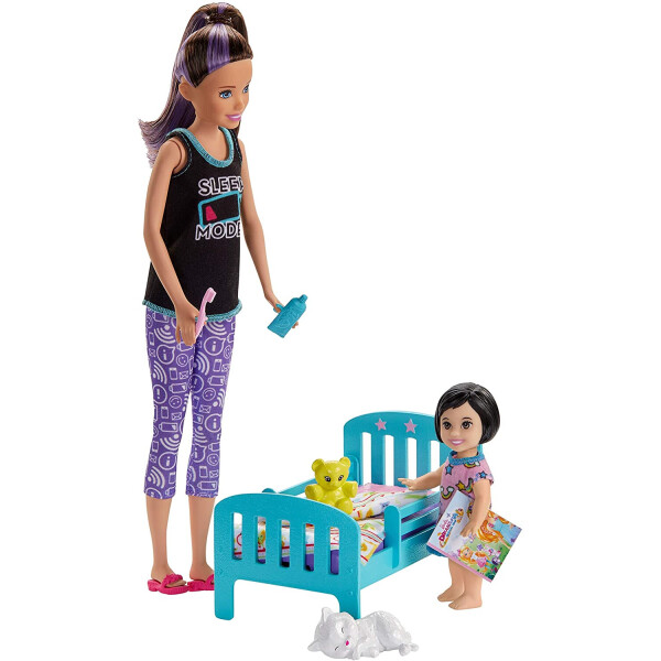 Кукла Barbie Скиппер няня Спокойной ночи Skipper Babysitters Inc. Bedtime Playset with Skipper Doll GHV88
Кукла Barbie Скиппер няня Спокойной ночи Skipper Babysitters Inc. Bedtime Playset with Skipper Doll GHV88