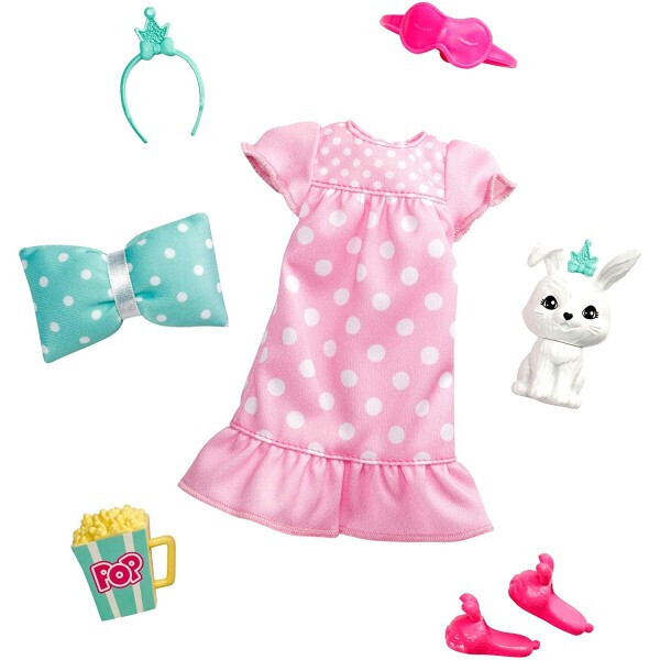 Одежда для кукол Барби Приключение принцессы Barbie Princess Adventure Doll Clothes Fashion Pack with Pet Bunny GML66
Одежда для кукол Барби Приключение принцессы Barbie Princess Adventure Doll Clothes Fashion Pack with Pet Bunny GML66