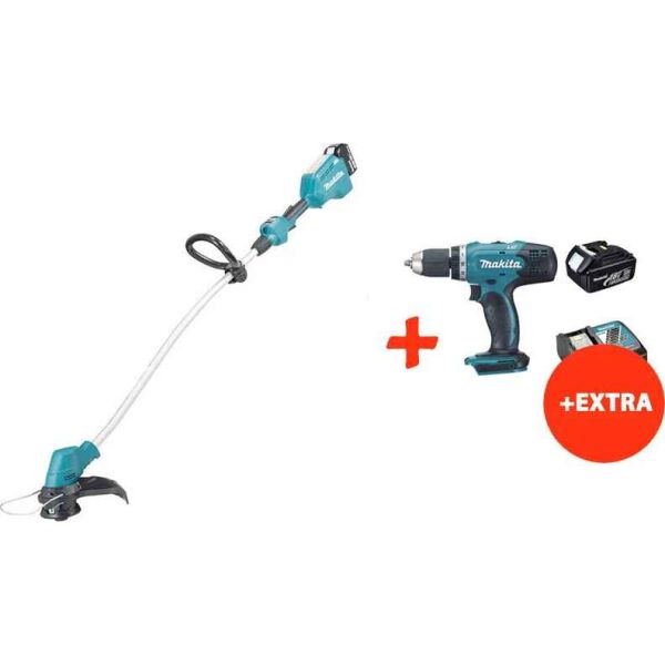 Аккумуляторная коса Makita DUR184LZ+аккумуляторная дрель-шуруповерт Makita DDF453RFX7 (DUR184LRFX7)
Аккумуляторная коса Makita DUR184LZ+аккумуляторная дрель-шуруповерт Makita DDF453RFX7 (DUR184LRFX7)