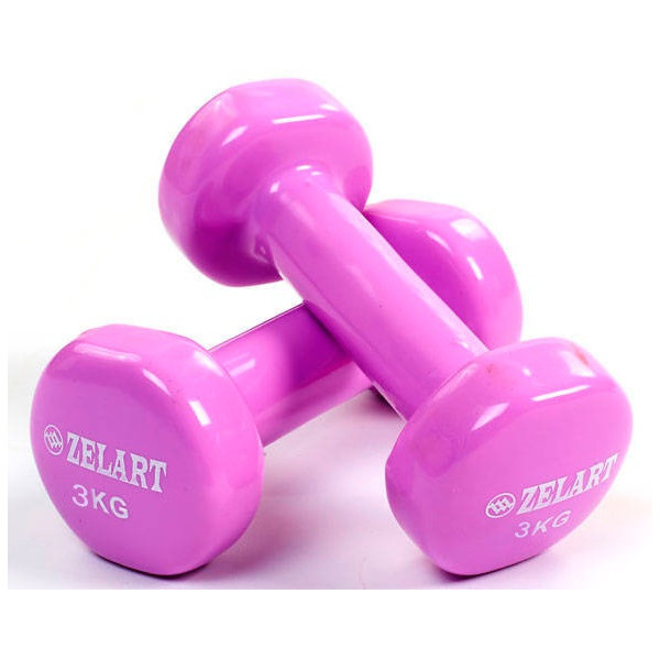Набор гантелей для фитнеса с виниловым покрытием Zelart Beauty (2x3кг) TA-5225-3 лиловый (9000154418)
Набор гантелей для фитнеса с виниловым покрытием Zelart Beauty (2x3кг) TA-5225-3 лиловый (9000154418)