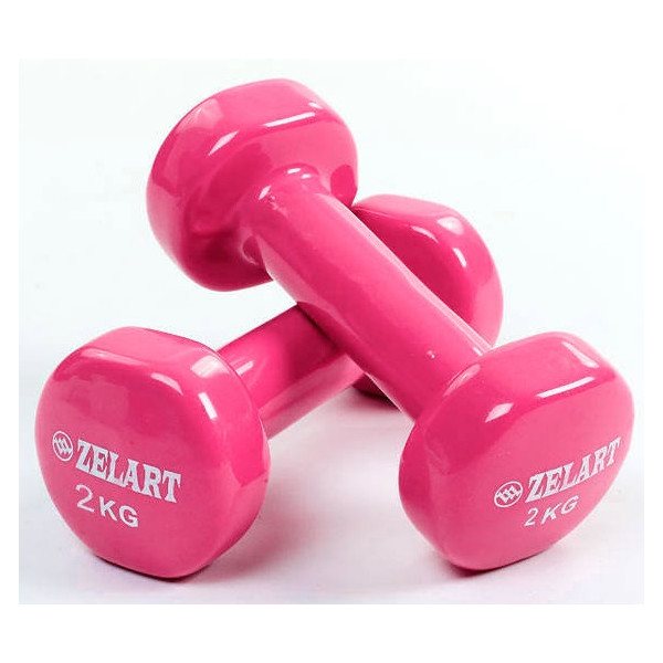 Набор гантелей для фитнеса с виниловым покрытием Zelart Beauty (2x2кг) TA-5225-2 розовый (9000234613)
Набор гантелей для фитнеса с виниловым покрытием Zelart Beauty (2x2кг) TA-5225-2 розовый (9000234613)