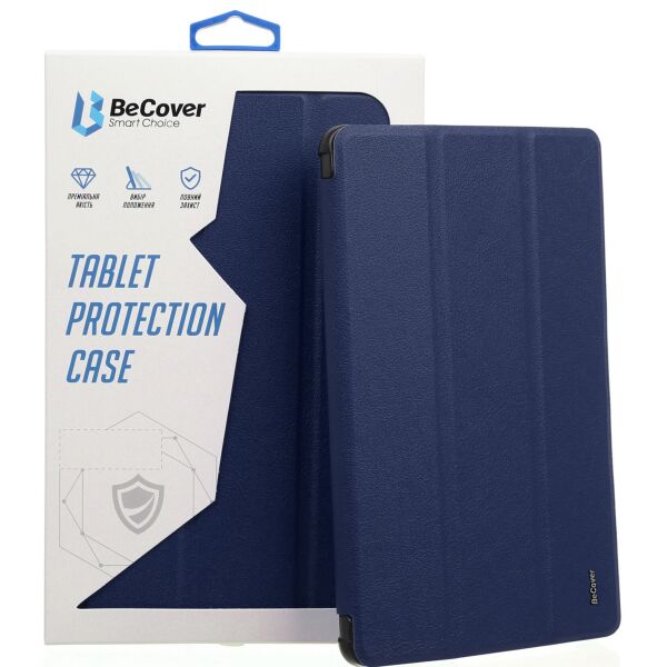 Чехол-книжка Tri Fold Soft TPU BeCover для Apple iPad 10.2 2019/2020/2021 Deep Blue (706734) 
Чехол-книжка Tri Fold Soft TPU BeCover для Apple iPad 10.2 2019/2020/2021 Deep Blue (706734)