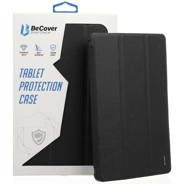 Чехол-книжка Tri Fold Soft TPU BeCover для Apple iPad mini 6 2021 Black (706720)