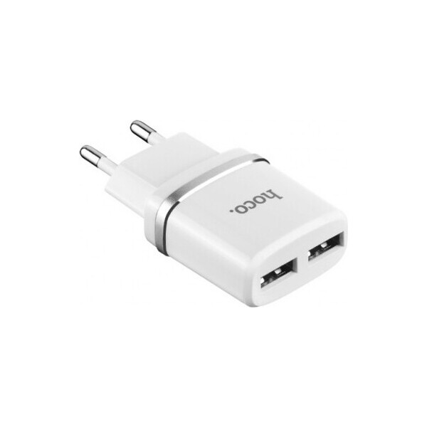 Сетевое зарядное устройство 2USB Hoco C12 White + USB Cable iPhone (2.4A)
Сетевое зарядное устройство 2USB Hoco C12 White + USB Cable iPhone (2.4A)