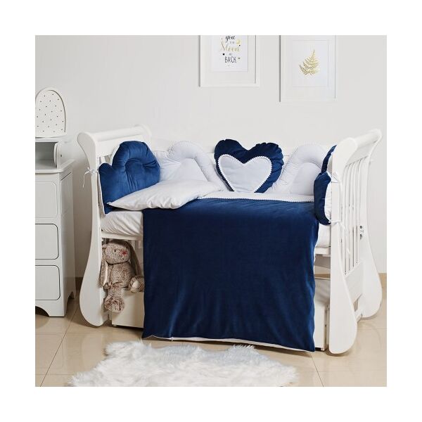 Комплект постельного белья детский 6 эл Twins Romantic Heart 4024-R-009-09, blue, синий
Комплект постельного белья детский 6 эл Twins Romantic Heart 4024-R-009-09, blue, синий