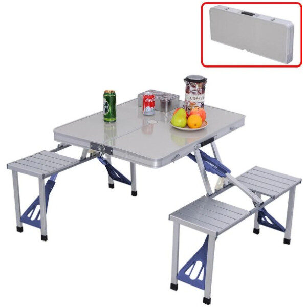 Комплект для пикника раскладной стол с 4 стульями RIAS Folding Table 85х67х67 см Silver (3_00247) (1049182321)
Комплект для пикника раскладной стол с 4 стульями RIAS Folding Table 85х67х67 см Silver (3_00247) (1049182321)