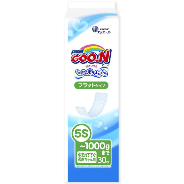 Подгузники GOO.N для маловесных новорожденных до 1 кг, (размер SSSSS, плоские, 30 шт) (4902011741414) (753864)
Подгузники GOO.N для маловесных новорожденных до 1 кг, (размер SSSSS, плоские, 30 шт) (4902011741414) (753864)