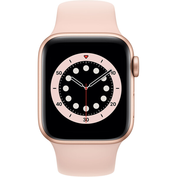 Смарт-часы Apple Watch Series 6 GPS, 40mm Gold Aluminium Case with Pink Sand Sport Band (MG123)
Смарт-часы Apple Watch Series 6 GPS, 40mm Gold Aluminium Case with Pink Sand Sport Band (MG123)