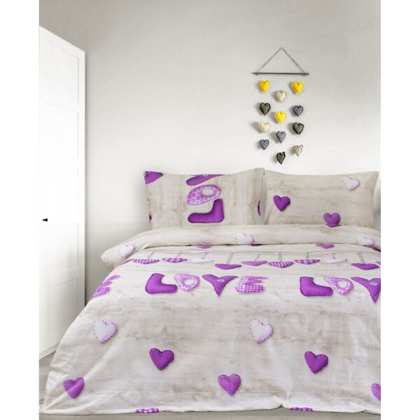 Комплект постельного белья Iris Home Ranforce - Sewn Love лиловый полуторный (svt-2000022286244)
Комплект постельного белья Iris Home Ranforce - Sewn Love лиловый полуторный (svt-2000022286244)