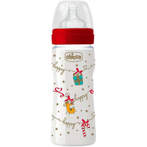 Бутылочка пластиковая Chicco Well-Being Christmas c силиконовой соской 4м+ 330 мл Красная (55623.00)
Бутылочка пластиковая Chicco Well-Being Christmas c силиконовой соской 4м+ 330 мл Красная (55623.00)