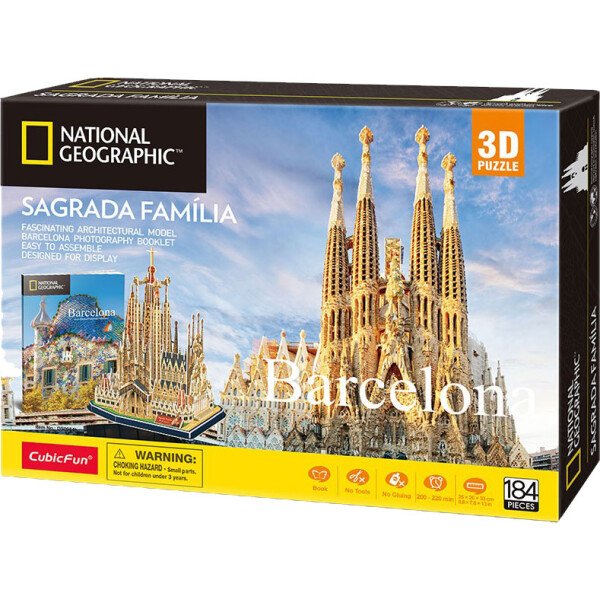 Трехмерная головоломка-конструктор Cubic Fun National Geographic Храм Святого Семейства (DS0984h)
Трехмерная головоломка-конструктор Cubic Fun National Geographic Храм Святого Семейства (DS0984h)
