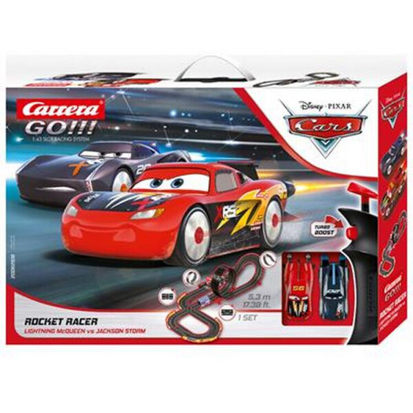 Автотрек Carrera GO!!! DisneyPixar Тачки - Ракетный гонщик, длина трассы 5.3м (CR-20062518)
Автотрек Carrera GO!!! DisneyPixar Тачки - Ракетный гонщик, длина трассы 5.3м (CR-20062518)