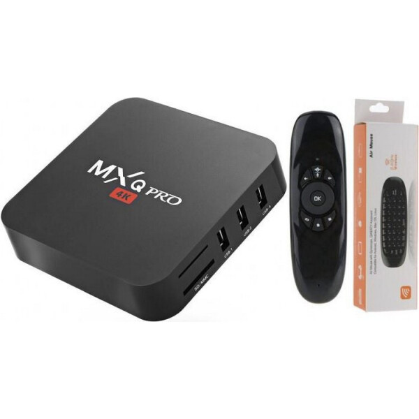 Приставка Smart TV MxQ MXQ PRO 4K 1Gb 8Gb Amlogic S905W Android 7 + C120 Аэро пульт с клавиатурой на аккумуляторе
Приставка Smart TV MxQ MXQ PRO 4K 1Gb 8Gb Amlogic S905W Android 7 + C120 Аэро пульт с клавиатурой на аккумуляторе