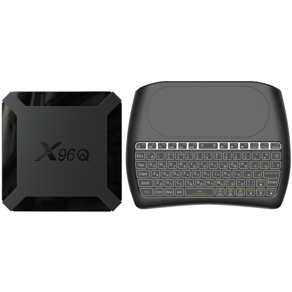 Медиаплеер X96Q 2гб 16Гб Allwinner H313 Андроид 10 + D8 Vontar беспроводная клавиатура с подсветкой и тач панелью
Медиаплеер X96Q 2гб 16Гб Allwinner H313 Андроид 10 + D8 Vontar беспроводная клавиатура с подсветкой и тач панелью
