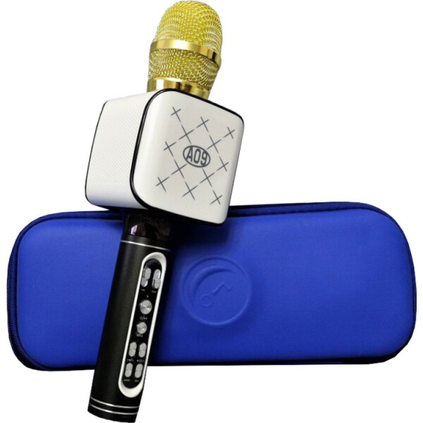 Детский беспроводной Bluetooth микрофон для караоке в синем чехле DM High Quality A09 Original 4Вт+4Вт с мощными колонками и светомузыкой Black Gold
Детский беспроводной Bluetooth микрофон для караоке в синем чехле DM High Quality A09 Original 4Вт+4Вт с мощными колонками и светомузыкой Black Gold