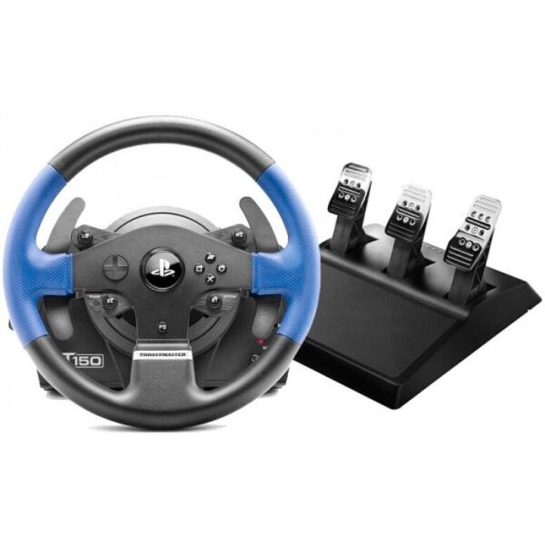 Проводной руль Thrustmaster T150 RS Pro (PS3/PS4/PC) с обратной связью + D-pad + 3 педали Черный/Синий
Проводной руль Thrustmaster T150 RS Pro (PS3/PS4/PC) с обратной связью + D-pad + 3 педали Черный/Синий