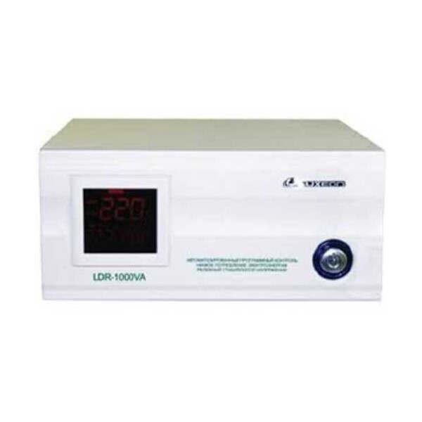 Стабилизатор напряжения релейный LUXEON LDR-1000, 1000VA, 700ВТ, LCD, 6 ступеней, 140-260V, 220 ± 10%, 1 Shuko, Металл, White
Стабилизатор напряжения релейный LUXEON LDR-1000, 1000VA, 700ВТ, LCD, 6 ступеней, 140-260V, 220 ± 10%, 1 Shuko, Металл, White