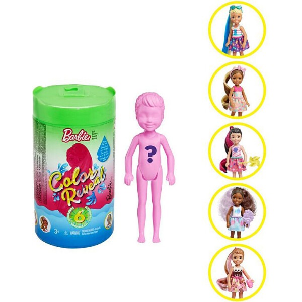 Кукла Barbie Челси Сюрприз Цветное перевоплощение Color Reveal Chelsea Doll Foodie Series GPD41
Кукла Barbie Челси Сюрприз Цветное перевоплощение Color Reveal Chelsea Doll Foodie Series GPD41