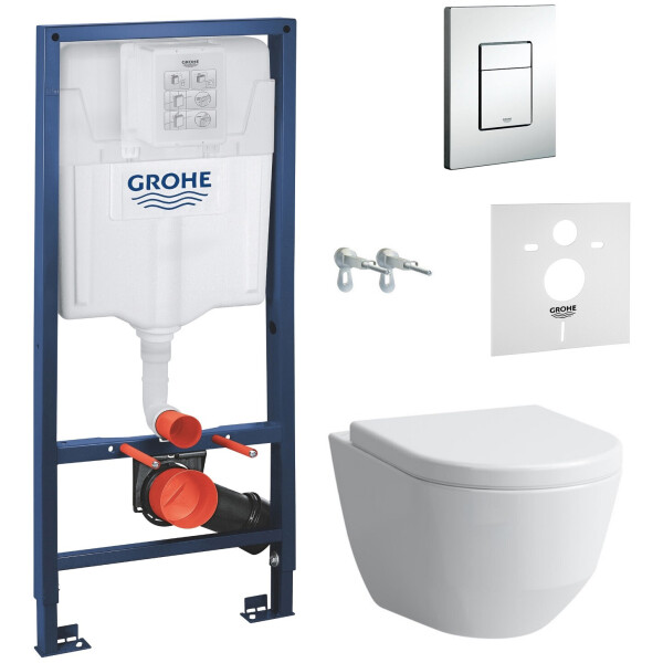 Инсталляция GROHE RAPID SL с унитазом LAUFEN PRO Rimless Soft Close + звукоизоляционный комплект, H8619570000001+38772001+37131000
Инсталляция GROHE RAPID SL с унитазом LAUFEN PRO Rimless Soft Close + звукоизоляционный комплект, H8619570000001+38772001+37131000