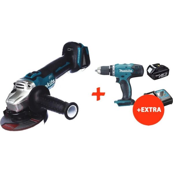 Аккумуляторная бесщеточная болгарка Makita DGA504Z+аккумуляторная дрель-шуруповерт Makita DDF453RFX7
Аккумуляторная бесщеточная болгарка Makita DGA504Z+аккумуляторная дрель-шуруповерт Makita DDF453RFX7