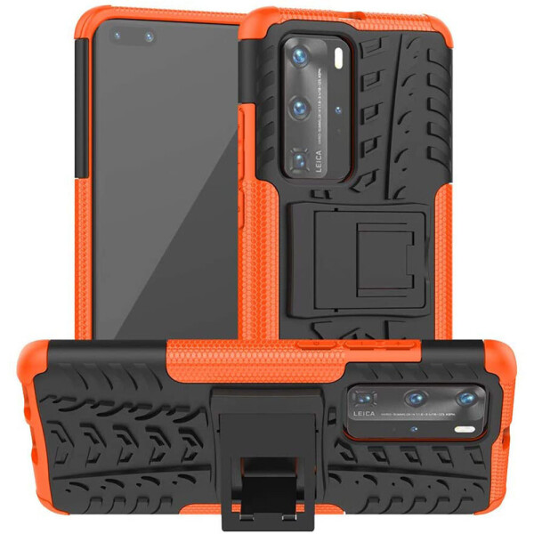 Чехол Armored для Huawei P40 Pro противоударный бампер с подставкой оранжевый
Чехол Armored для Huawei P40 Pro противоударный бампер с подставкой оранжевый
