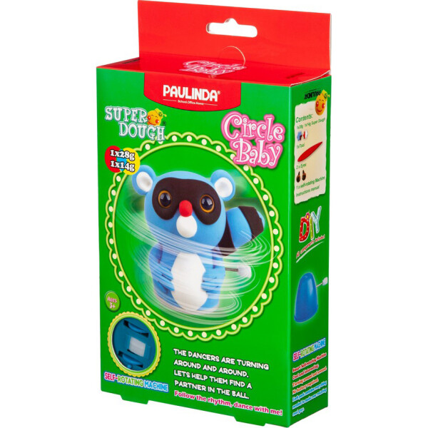 Масса для лепки Paulinda Super Dough Circle Baby Енот заводной механизм синий PL-081177-2
Масса для лепки Paulinda Super Dough Circle Baby Енот заводной механизм синий PL-081177-2