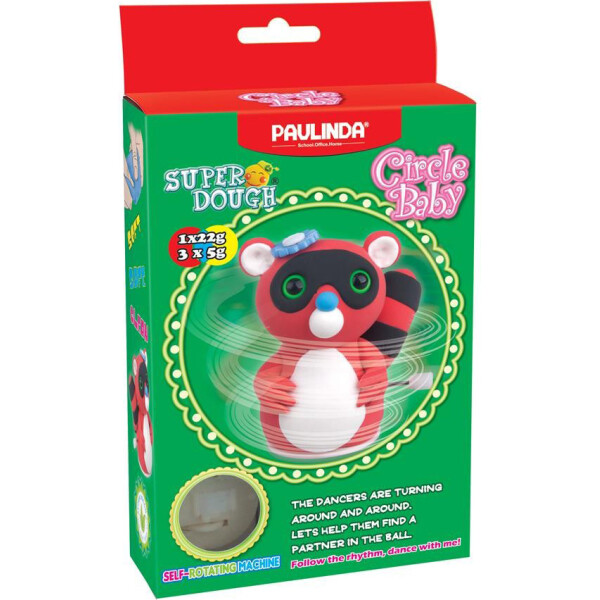 Масса для лепки Paulinda Super Dough Circle Baby Енот крутящийся механизм красный PL-081177-1
Масса для лепки Paulinda Super Dough Circle Baby Енот крутящийся механизм красный PL-081177-1