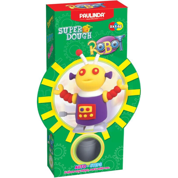 Масса для лепки Paulinda Super Dough Robot заводной механизм (шагает) фиолетовый PL-081178-4
Масса для лепки Paulinda Super Dough Robot заводной механизм (шагает) фиолетовый PL-081178-4