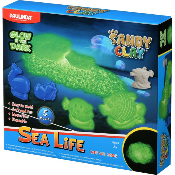 Песок для творчества Paulinda Sandy clay Морская жизнь 250г светится в темноте 5 ед PL-140079
Песок для творчества Paulinda Sandy clay Морская жизнь 250г светится в темноте 5 ед PL-140079
