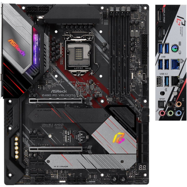 Материнская плата ASROCK Z490 PG Velocita
Материнская плата ASROCK Z490 PG Velocita