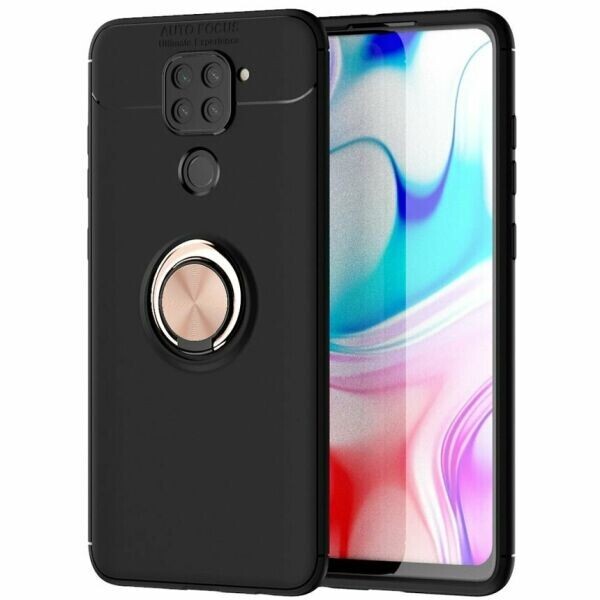 Защитный чехол UniCase Magnetic Ring для Xiaomi Redmi Note 9 / Redmi 10X - Black / Rose Gold
Защитный чехол UniCase Magnetic Ring для Xiaomi Redmi Note 9 / Redmi 10X - Black / Rose Gold