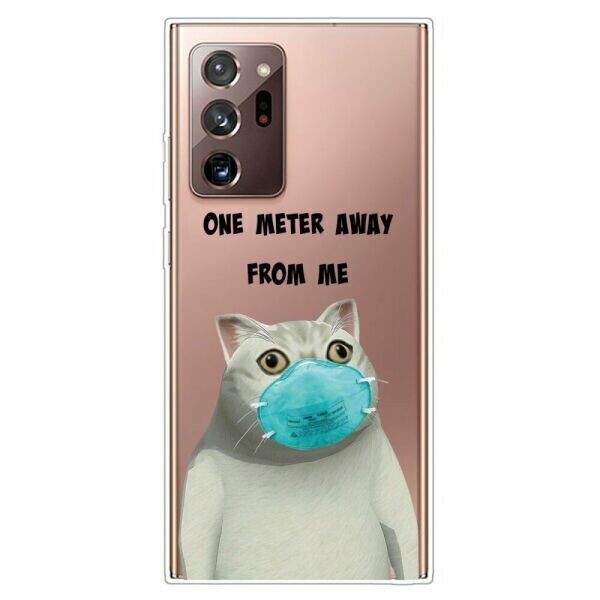 Силиконовый (TPU) чехол Deexe Pretty Glossy для Samsung Galaxy Note 20 Ultra (N985) - Cat in Mask
Силиконовый (TPU) чехол Deexe Pretty Glossy для Samsung Galaxy Note 20 Ultra (N985) - Cat in Mask