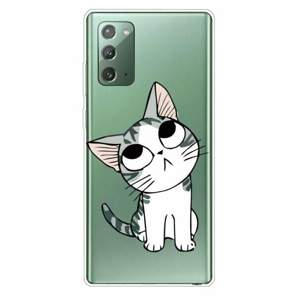 Силиконовый (TPU) чехол Deexe Pretty Glossy для Samsung Galaxy Note 20 (N980) - Cute Cat
Силиконовый (TPU) чехол Deexe Pretty Glossy для Samsung Galaxy Note 20 (N980) - Cute Cat