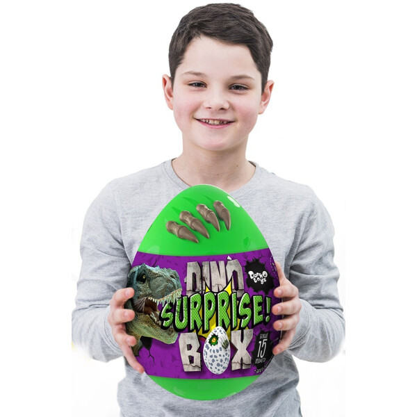 Детский игровой набор для творчества Яйцо Динозавра DINO SURPRISE BOX 30 см 15 сюрпризов Зелёно-фиолетовый (DWB0115U)
Детский игровой набор для творчества Яйцо Динозавра DINO SURPRISE BOX 30 см 15 сюрпризов Зелёно-фиолетовый (DWB0115U)