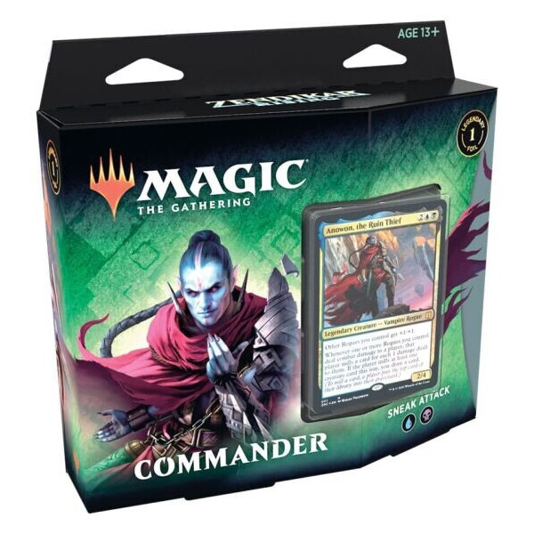 Настольная игра Wizards of the Coast Commander Deck Sneak Attack - Zendikar Rising Magic The Gathering
Настольная игра Wizards of the Coast Commander Deck Sneak Attack - Zendikar Rising Magic The Gathering