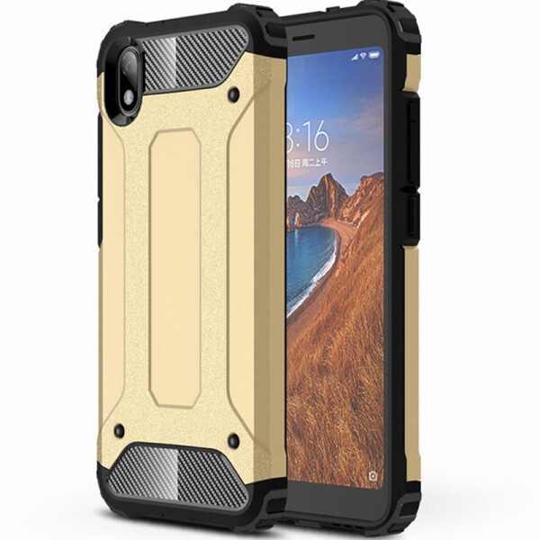 Бронированный противоударный TPU+PC чехол Immortal для Xiaomi Redmi 7A (Золотой) (715709)
Бронированный противоударный TPU+PC чехол Immortal для Xiaomi Redmi 7A (Золотой) (715709)