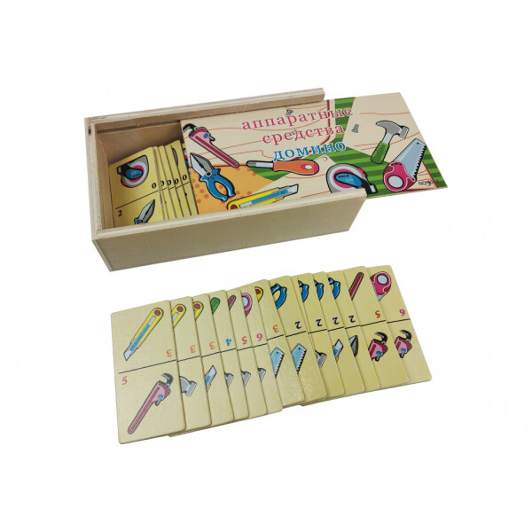 Деревянная игрушка Домино в пенале MD 2482 (Инструменты MD 2482-6)
Деревянная игрушка Домино в пенале MD 2482 (Инструменты MD 2482-6)
