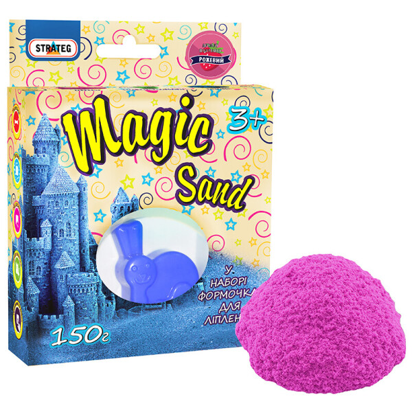 Набор для творчества Strateg Magic sand розового цвета с ароматом клубники с формочкой (39311)
Набор для творчества Strateg Magic sand розового цвета с ароматом клубники с формочкой (39311)