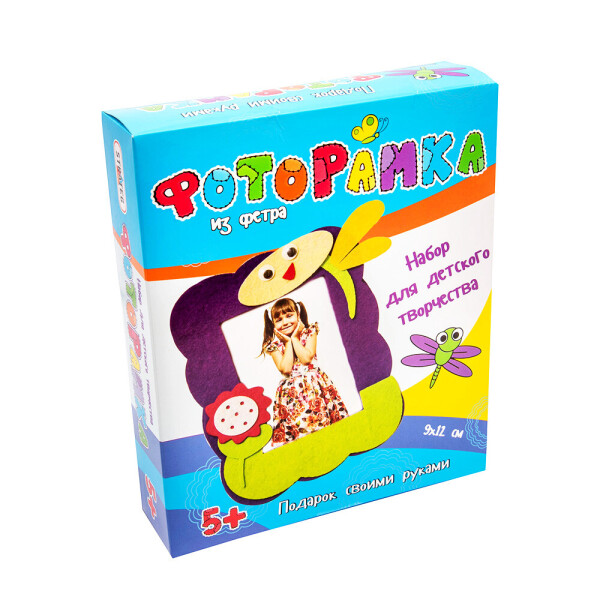 Фоторамка из фетра Strateg Стрекоза (306-2)
Фоторамка из фетра Strateg Стрекоза (306-2)