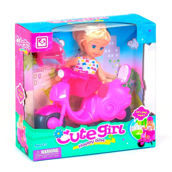 Кукла с мопедом Kimi розовая 49152048
Кукла с мопедом Kimi розовая 49152048