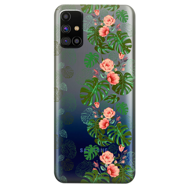 Прозрачный силиконовый чехол OKcovers для Samsung Galaxy M31s с рисунком - Тропические листья (KS5944)
Прозрачный силиконовый чехол OKcovers для Samsung Galaxy M31s с рисунком - Тропические листья (KS5944)