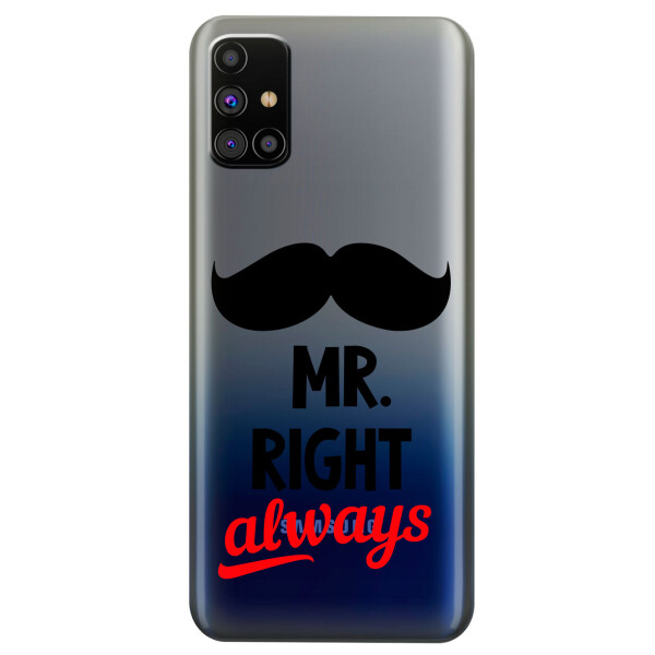 Прозрачный силиконовый чехол OKcovers для Samsung Galaxy M31s с рисунком - Mr Right (KS5970)
Прозрачный силиконовый чехол OKcovers для Samsung Galaxy M31s с рисунком - Mr Right (KS5970)