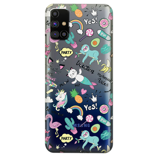 Прозрачный силиконовый чехол OKcovers для Samsung Galaxy M31s с рисунком - Летнее настроение (KS5922)
Прозрачный силиконовый чехол OKcovers для Samsung Galaxy M31s с рисунком - Летнее настроение (KS5922)
