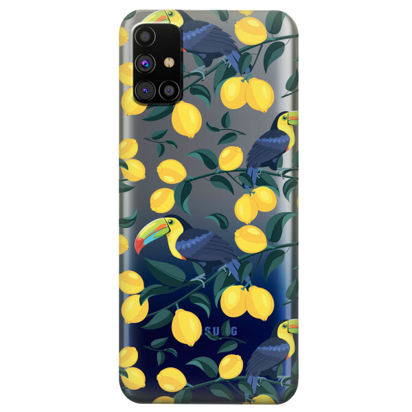Прозрачный силиконовый чехол OKcovers для Samsung Galaxy M31s с рисунком - Туканы и лимоны (KS5935)
Прозрачный силиконовый чехол OKcovers для Samsung Galaxy M31s с рисунком - Туканы и лимоны (KS5935)