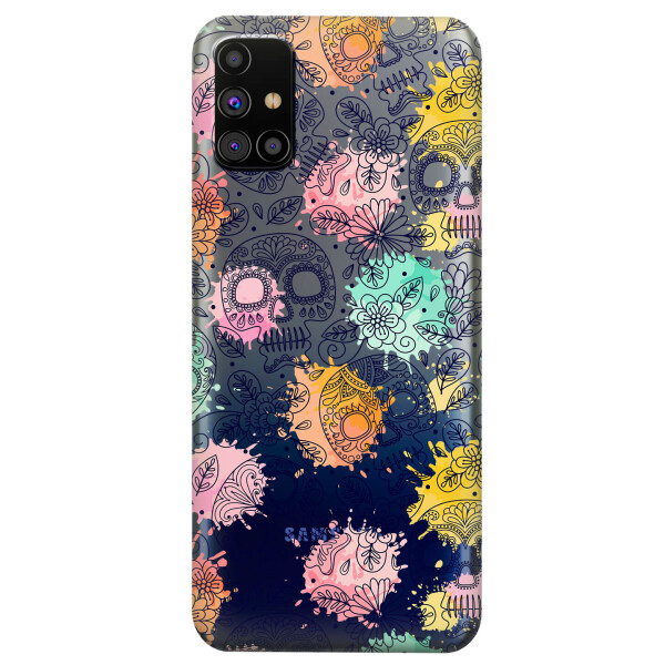 Прозрачный силиконовый чехол OKcovers для Samsung Galaxy M31s с рисунком - Красочные черепа (KS5946)
Прозрачный силиконовый чехол OKcovers для Samsung Galaxy M31s с рисунком - Красочные черепа (KS5946)